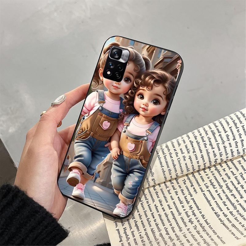 

Чехол для телефона Happy Mom Girl Sister Couple для Xiaomi Redmi Note 13 12 Pro 11S 11 10 Pro 10S 12S Redmi 10 13C 9C Redmi Note 10S
