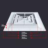 Square Ceiling Diffuser Ducting Ventilation Grill Cover  for Outlet Vent Accessories