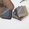 3Pcs Old-fashioned Nostalgic Pure Cotton Printed Handkerchief Summer Portable Cotton Men's Thin Printed Hand Towel Square 43cm