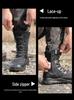 Men's Tactical Summer Desert High-Top Combat Boots - Shock Absorbing, Breathable, Military-Inspired Footwear.