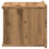 Wandmontierter Nachttisch, Aufbewahrungsschrank mit 2 Schubladen, hängender Seitenschrank, 40x32x30 cm