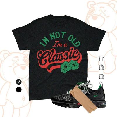 AM Plus Vintage Black Im Classic ,Streetwear Graphic Tee, Unisex Casual Tee, Sneaker Match Shirt and Kids Tshirt, Bella Canvas