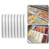 Barre adaptatrice pour service alimentaire commerciale 8 pièces Métal résistant à la corrosion Support de barre diviseur pour tables chauffantes de buffets