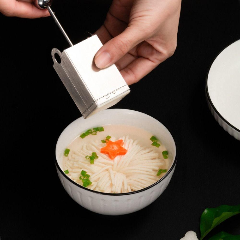Stainless Steel Tofu Cutting Tool Silver Tofu Pressing Mold Tofu Slicer Knife Vegan Cooking