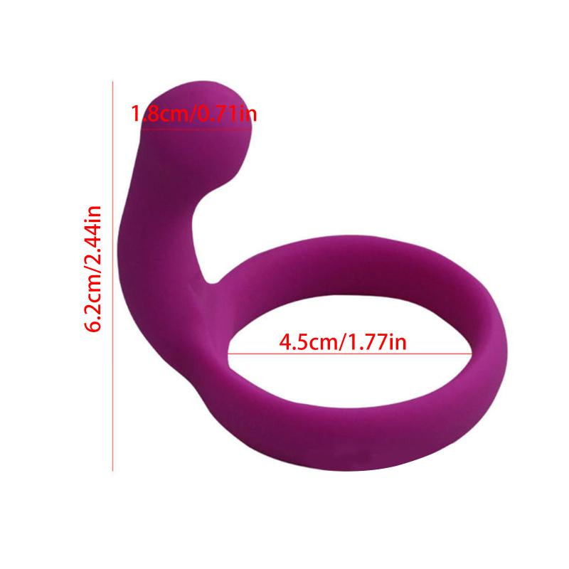 Silicone Penis Ring Sex Toy For Men Erection Prostate Massage Delay Ejaculation Cock Semen Lock Ring Male Sex Product Adult 18+