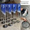 Stainless Steel No Parking Warning Sign Post