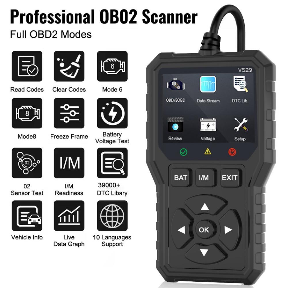 Car Fault Detector Obd2 Engine Detection Tool OBD Diagnostic Tool, Car Detector OBD