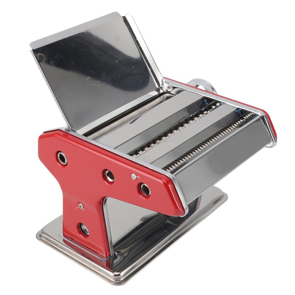 Pasta Maker Machine Stainless Steel Multifunctional Adjustable Thickness Settings Manual Roller