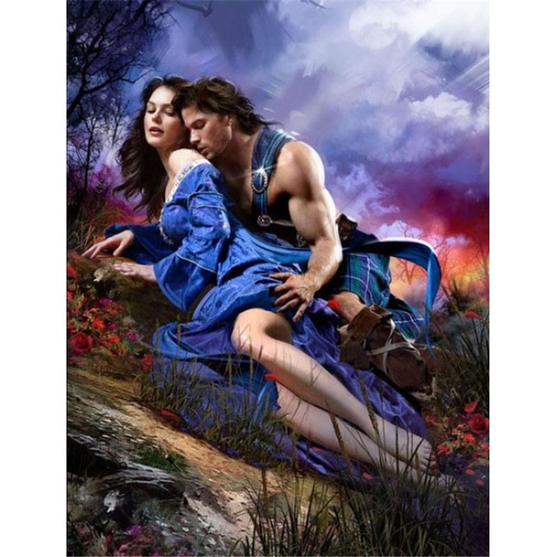 DIY 5D Diamond Painting Romantic Love Diamond Mosaic Cross Stitch Kits Home Decoration Full Round Diamond Embroidery