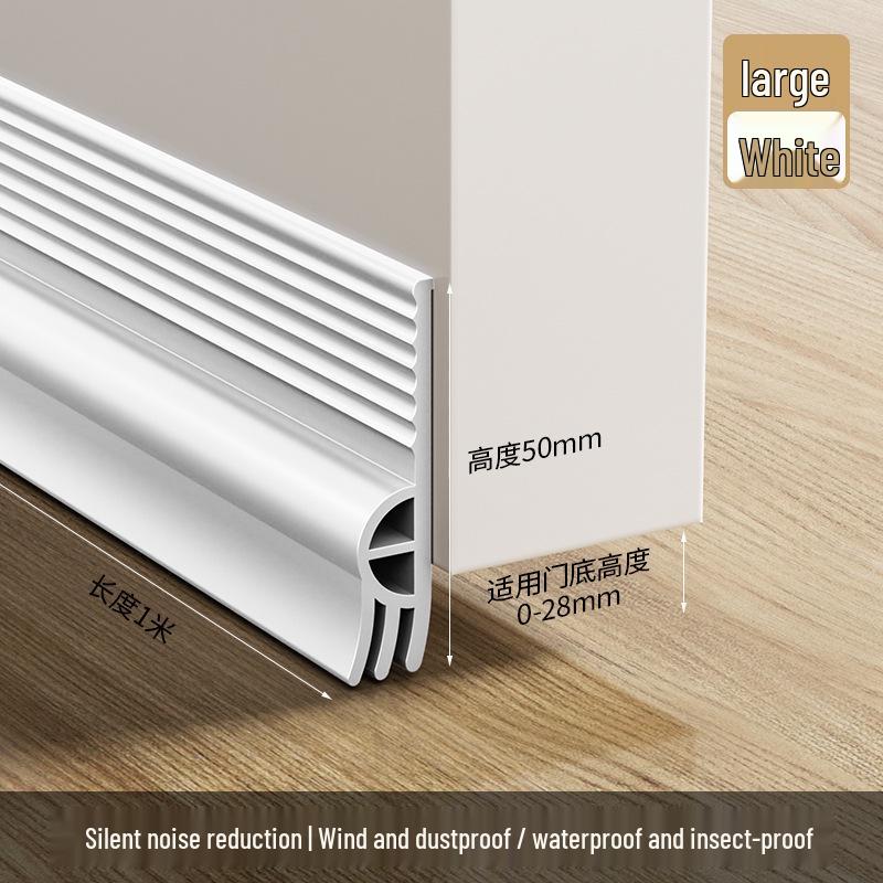 Winter Windproof Silicone Door Bottom Seal Strip for Sound Insulation and Draft Blocking