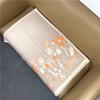 Trendy flower imitation cashmere scarf for women, double-sided long retro tassel warm shawl dual-purpose