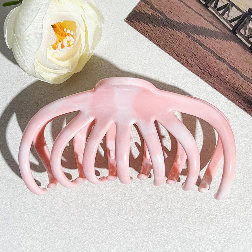 Soft silicone shark clip hairpin anti-collision protection rear head clip hair anti-drop durable clip grab clip