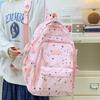 Schoolbag1011 new schoolbag female junior high school high school student large capacity star printing backpack female college student computer bag 