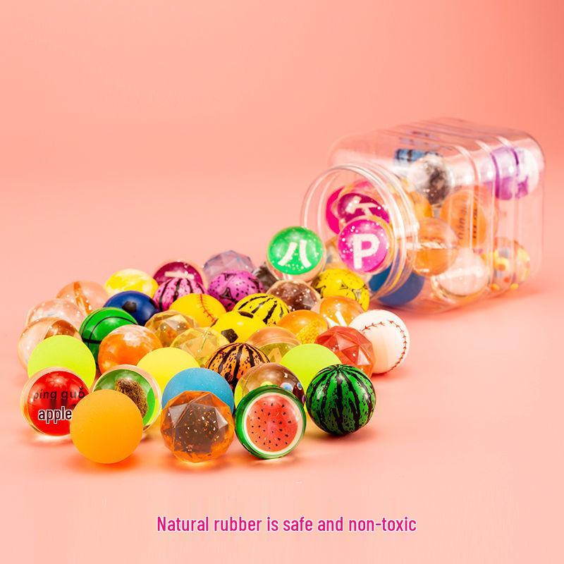 Colorful 32mm Bouncy Ball - Children's Gift & Popular Street Stall Item