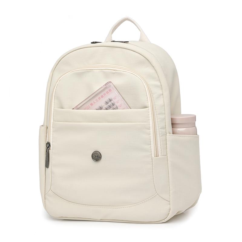 Damen Mehrschichtiger Kurzer Reise Kleiner Rucksack Nylon Wasserdicht Leichter Schulrucksack