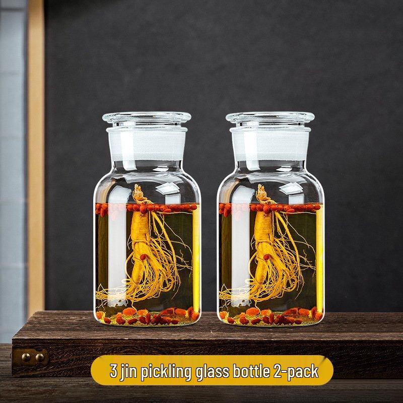 ZISIZ Frosted Glass Infusion Jars