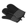 Anti-scalding 300 ℃ Long Microwave Oven Anti-scalding Insulation High Temperature Anti-skid Silicone Gloves Oven Baking