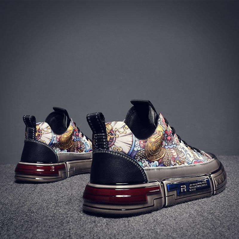 Fashion Men's Casual Shoes Spring Low-top Casual Sneakers All-match Men's Shoes