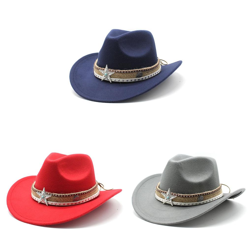 Classic Wool Felt Fedora Hat With Wide Brim For Summer Stylish Men Women