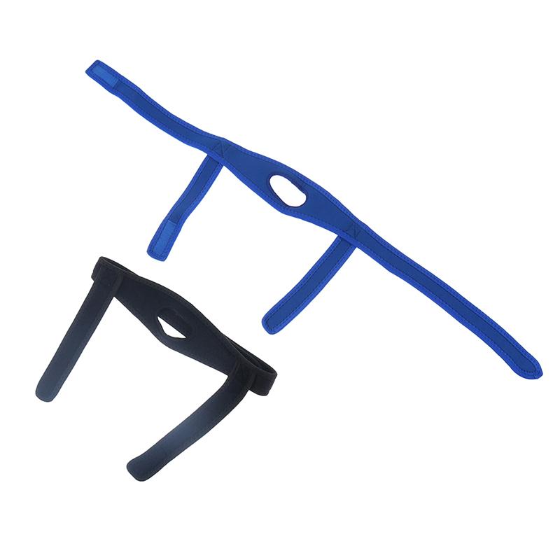 Εξωτερικός Ιμάντας Πηγουνιού Ελαφρύς Μαύρος και Μπλε Ιμάντες Ύπνου Ροχαλητού