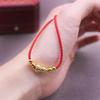 Personalized Zodiac Gourd Red String Bracelet for New Year Fortune and Good Luck