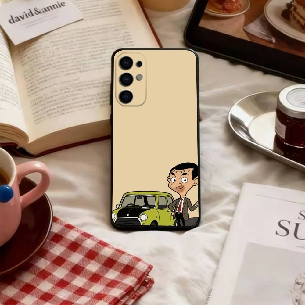 

Animated Mr. Bean Phone Case For Samsung S25,S24,S21,S22,S23,S30,Ultra,S20,Plus,Fe,Soft Silicone Black Cover Samsung S25Plus