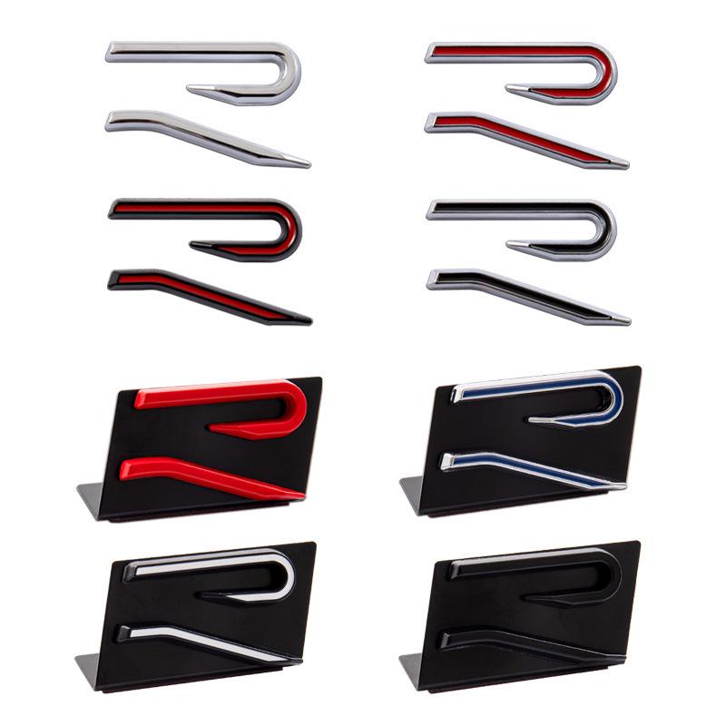 Volkswagen New R-Series Grille & Tail Sticker for Golf 8, Tiguan L, Tayron X, T-Roc, and Viloran.