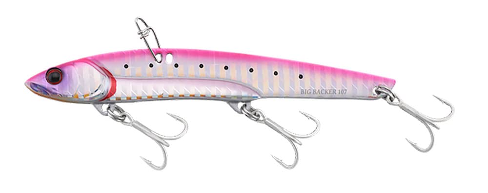 

JACKALL Metal Vibration Big Backer 107mm Pink Back Holo 27.0g Sardine/Border