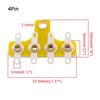 1Pcs 4/6/8Pins Turret Board Tube Amplifier DIY Guitar AMP Cabinet Terminal Lug Board Vintage Audio Parts Radio DAC Fitting