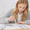 And Ruler Set for Students, Ruler Included, Geometry Kit for Exams and Drawing