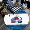 Colorado Avalanche2 Round Area Rug,Carpet Rug for Living Room Bedroom Sofa Playroom Decor,Non-slip Floor Mat