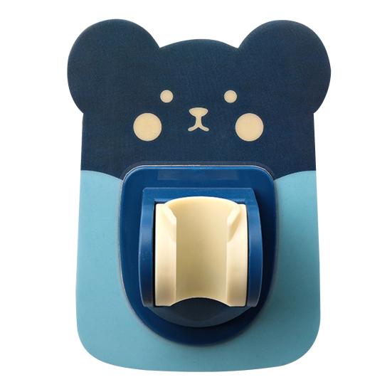 

Кронштейн для душа, самоклеящийся, нескользящий, с рисунком из мультфильмов, с регулируемым углом наклона, водонепроницаемый, универсальный, ручной держатель для душа, для ванной комнаты и душа синий