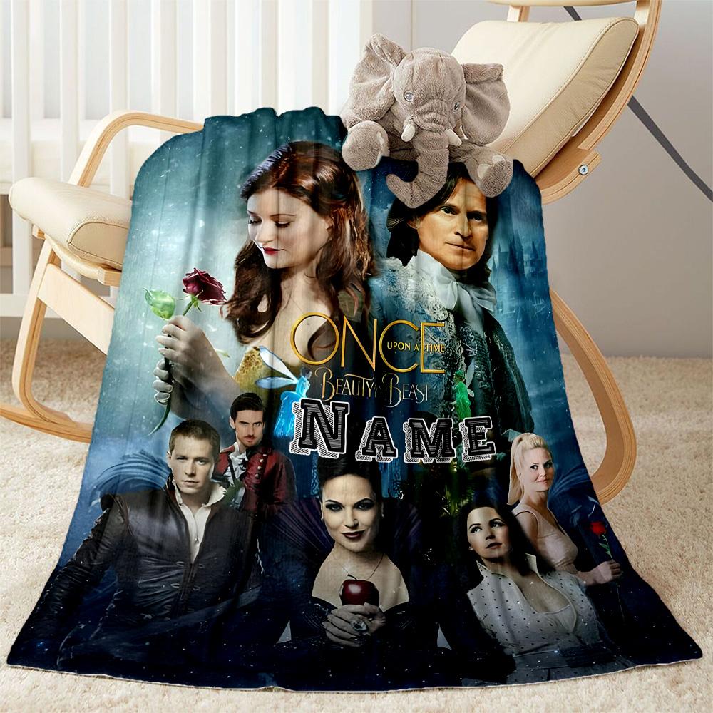 Magic Mystery Unfold Customize Text Blanket Gift Personalized Blanket Soft & Cozy Throw For Home Decor Nap Sofa Bed Four Seasons Multipurpose