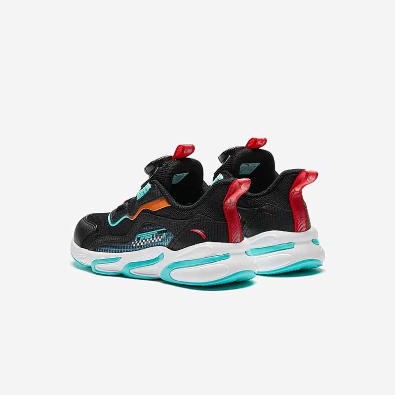 Anta Childrens Red Flame Trendy Fashion Comfortable Versatile Sports Breathable Lightweight Shock Absorbing Low-Top Childrens Running Shoes A12439919H