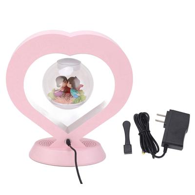 Magnetic Levitating Bluetooth Speaker Heart Shaped 360 Degree Rotation Magnetic Wireless Floating