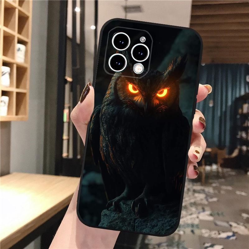 Phone Case Carcasa Funda For iPhone 17 Pro Max 17 Air 16 15 14 13 Pro Max 15 16 Pro 15Plus Owl