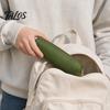 Estojo Elegante Minimalista em Couro PU para Lápis, Bolsa Multifuncional para Armazenamento de Material de Papelaria com Zíper Metálico Suave, Bolsa para Viagem à Prova d'Água e Manchas