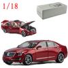 Flaw Diecast 1/18 Scale Cadillac Alloy Car Model ATS CADILLAC ATS-L Play Vehicles Toys for Boys Gift Original Box