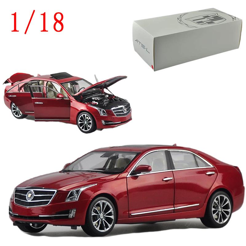 Flaw Diecast 1/18 Scale Cadillac Alloy Car Model ATS CADILLAC ATS-L Play Vehicles Toys for Boys Gift Original Box