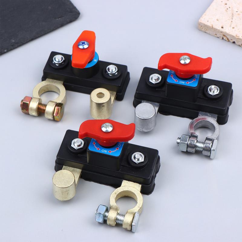 Car Battery Cut Off Switch Disconnect Automatic Circuit Breaker Anti-Leakage Switch Isolator For Cars Truck 12V/24V 1Pc