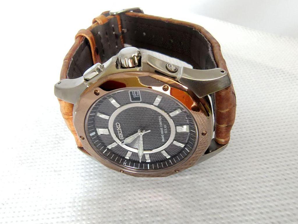 [USED] Seiko Brightz Titanium 7B22-0BG0 Radio Solar Watch