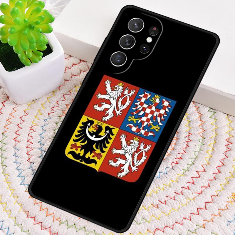 Czech Republic Flag Phone Case for Samsung Galaxy note 10 pro S26 Ultra S23 S24 FE S25 S21 S22 PLUS shockproof Cove