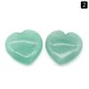 1117-25mm Natural Crystal Stone Heart Ornament, No Hole, Small Nugget Shape