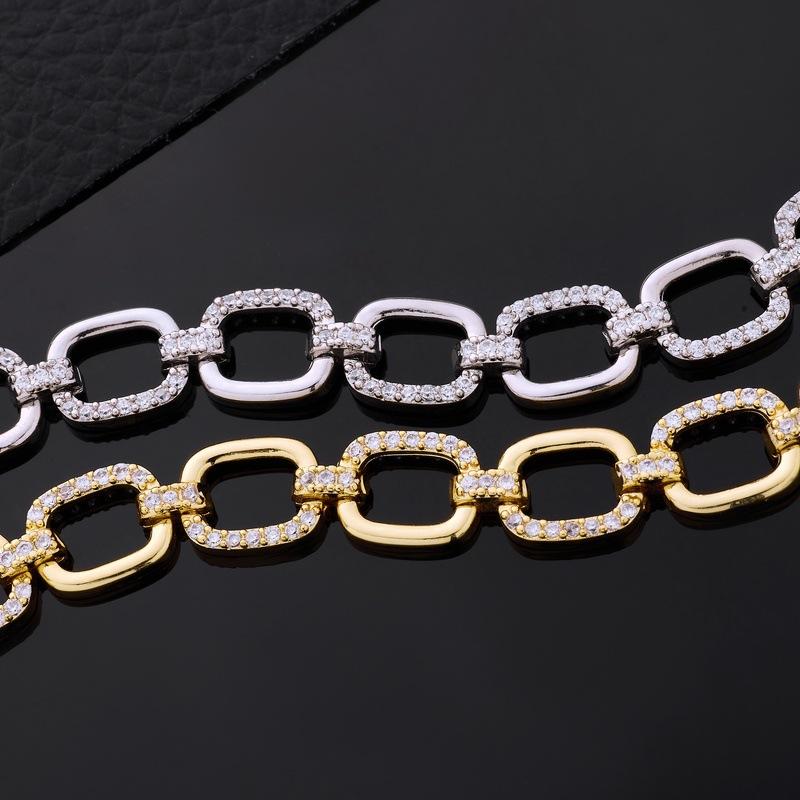 2026 European and American Style Fashion Accessories Women's Creative Bracelet Simple Zircon Heart Bracelet