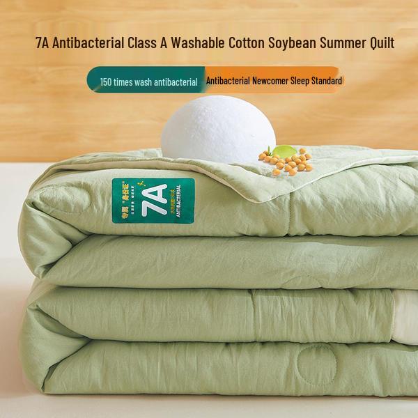7A Antibacterial Washable Summer Cotton Quilt - Machine Washable, Mother and Baby Grade