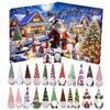 24 Days Countdown To Christmas Surprise Gift Box 2025 Christmas Dwarf Gnome Dolls Toys for Desktop Christmas Decoration