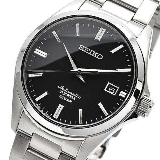 Seiko Mechanische Automatikuhr SZSB012 für Herren Made in Japan Exklusives Modell aus dem Seiko Shop Dress Line Edelstahl Silber