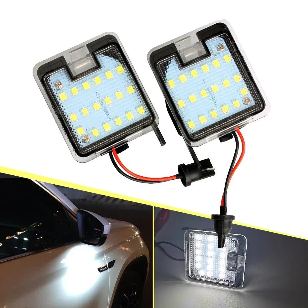 1/2 Stück Auto-Pfützenleuchten Canbus LED Unterseite Spiegel Licht für Ford SMax CMax Kuga Escape Monde 4 Focus 3 Grand 2 Zubehör