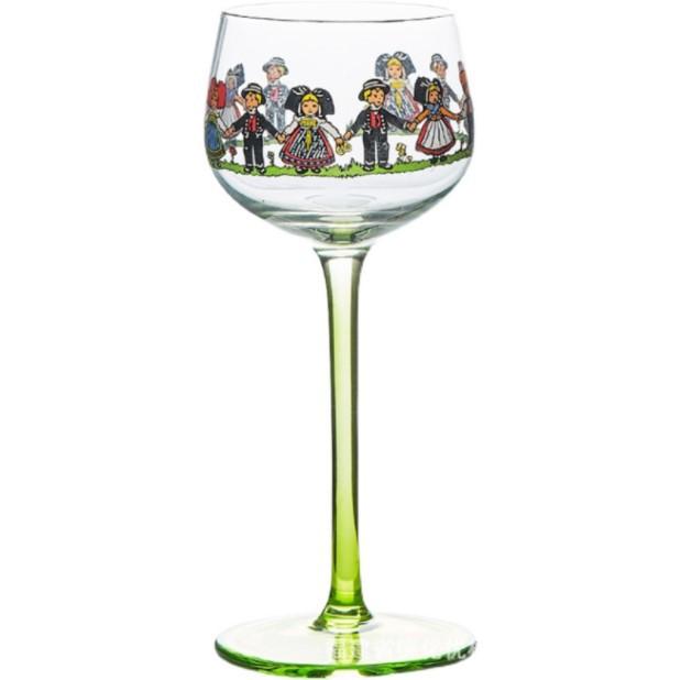 Alsace Style Little People Goblet 150ML Wine Glasses Home Decor Wine Glass Suitable For Birthday Christmas And Wedding Gifts