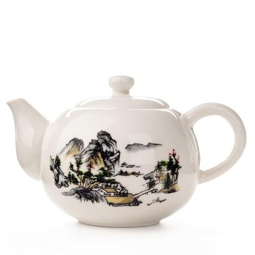 Teapot, fine ceramic teapot, coffee teapot, traditional Chinese teapot, ceramic teapot